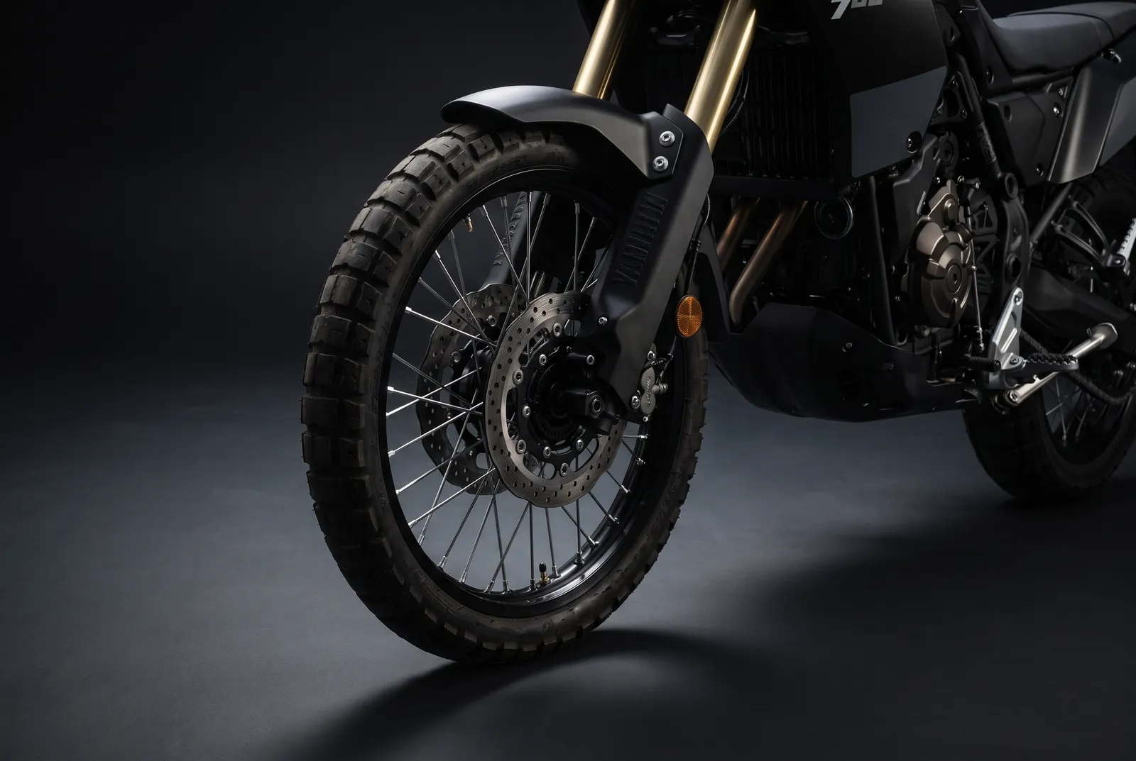 Detail van een Yamaha Ténéré 700