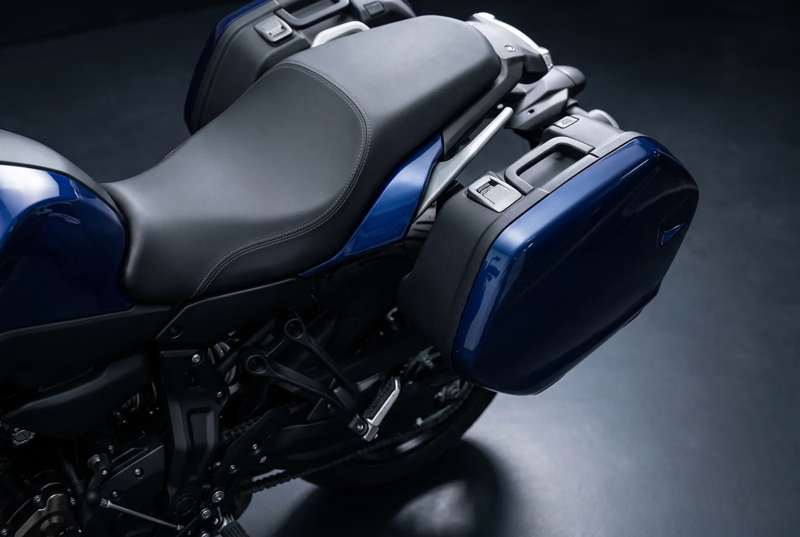 Detail van een Yamaha Tracer