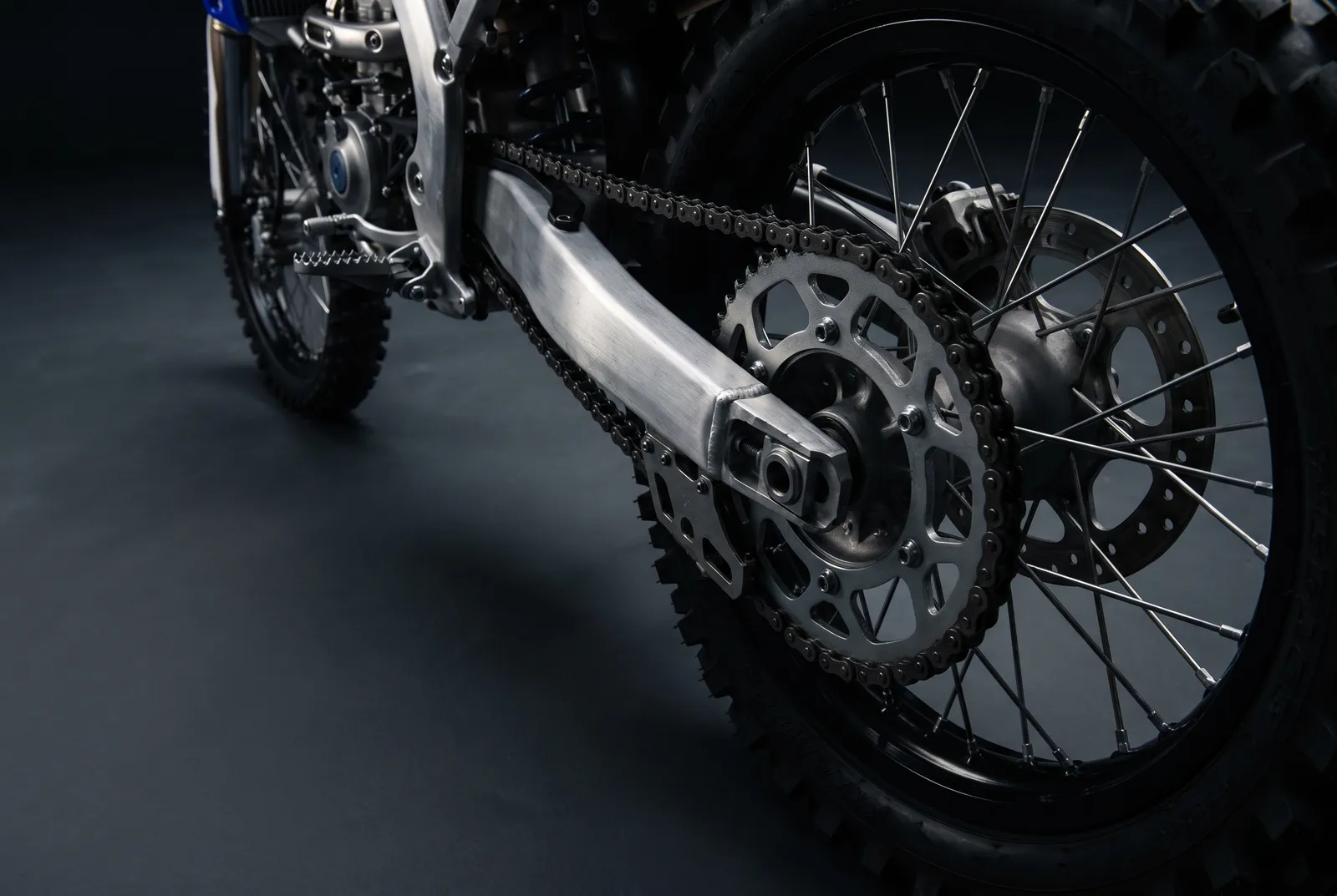 Detail van een Yamaha